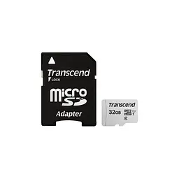 Карта пам'яті Transcend 32GB microSDHC class 10 UHS-I U1 (TS32GUSD300S-A) - мініатюра 2