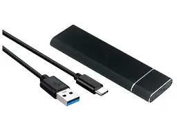 Внешний карман M.2 на Type-C USB 3.1 (F) Gen2, 10 Gb/s, 2TB, B key NGFF Black