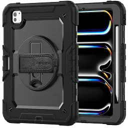Чехол ArmorStandart Panzer для iPad Pro 11 2025/2024 Black