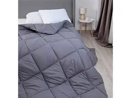 Ковдра ТЕП 180x205см Мікрофібра "ALASKA" 450г/м2 Сірий не комбінований