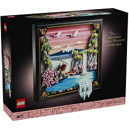 Конструктор LEGO Art Японський пейзаж із цвітом сакури 1892 деталі (31218)