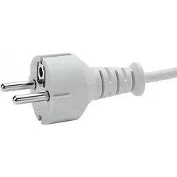 Кабель живлення від мережі 220 вольтів для Apple MacBook ExtraDigital KBP1796 1.8 м білий - мініатюра 6