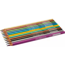 Олівці кольорові Cool For School Metallic 12 кольорів (CF15168) - мініатюра 2