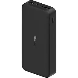 Зовнішній акумулятор Xiaomi Redmi 20000mAh чорний - мініатюра 2