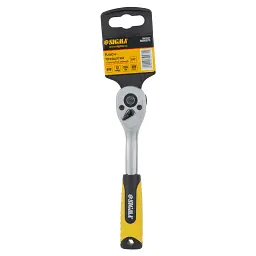 Тріскачка Sigma із вигнутою ручкою 1/4" 150мм 72T CrV (6050071) - мініатюра 6
