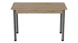 Стіл кухонний Ferrum-decor Беніта 75x120x70 Сірий ДСП Сан-Марино 16мм (FRD-105645) - мініатюра 3