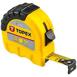 Рулетка Topex стальная лента 5 м x 19 мм (27C305)