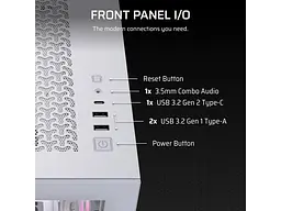 Корпус Corsair 3500X RS-R ARGB White (CC-9011323-WW) - миниатюра 6