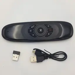 Пульт повітряна мишка Air Mouse Keyboard з російською клавіатурою UKC чорний - мініатюра 3