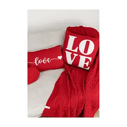 Наволочка Прованс декоративна в'язана LOVE 45х45 (033151) - мініатюра 2