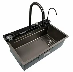 Кухонна мийка Platinum HANDMADE 75*46D (SP000041260) - мініатюра 2