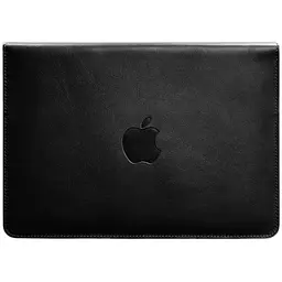 Шкіряний чохол-конверт BlankNote на магнітах для MacBook Pro 16" Чорний