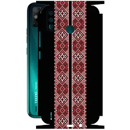Защитная пленка StatusSKIN для Tecno Spark Go 2020 Корпус Винил Вышиванка 3