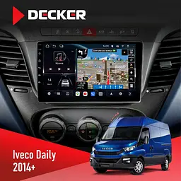 Штатна магнітола Iveco Daily 2014+ Decker D9-011 4x64, DSP, 4G, 360 Decker (НФ-00007634)