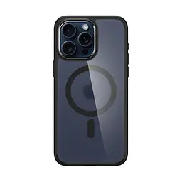 Чехол Spigen Ultra Hybrid MagSafe для iPhone 15 Pro Frost Black (ACS06720) + защитное стекло