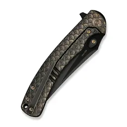 Ніж складаний туристичний Weknife Dracarys, (9.1 см) Böhler M390 / титан 6AL4V бронзовий/чорний - мініатюра 5