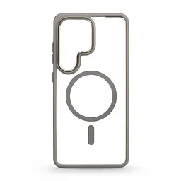 Чехол Samsung Galaxy S26 Ultra 5G, Unit MagSafe, серый, прозрачный, магсейф, противоударный, магнитный, панель-накладка с поддержкой MagSafe, с поддержкой беспроводной зарядки, TPU+PC, защита всего корпуса, ударопрочный, ArmorStandart (ARM88840)