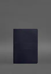 Шкіряний блокнот А5 (софт-бук) 9.3 синій Краст - мініатюра 2