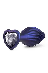 Анальна пробка Anal Adventures Matrix Swirling Bling Plug 11.4 см (фіолетовий) - мініатюра 2