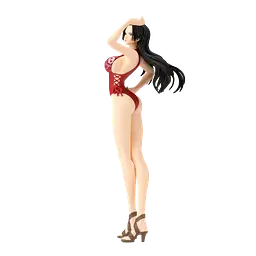 Фігурка Bandai One Piece Великий куш Ванпіс Боа Хенхок Boa Hancock Red swimsuit 20 см B OP BH RS - мініатюра 2
