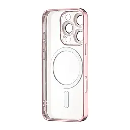 Чохол Ductil Metallic Edge with MagSafe (Protected Camera & Lens) iPhone 16 Pro Pink - мініатюра 3