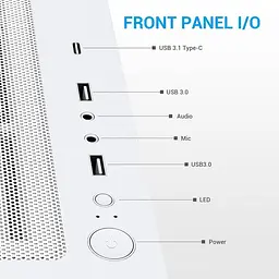 Корпус SAMA S40 без БЖ (S40-WHAPA4X1-GL) White - мініатюра 12