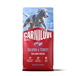 Сухий корм для cобак великих порід Carnilove Active Salmon & Turkey Large Breed суперпреміум лосось та індичка 12 кг