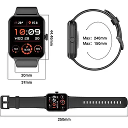 Смарт-годинник Blackview R50 Black (6931548317517) [117688] - мініатюра 5