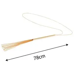 Ланцюжок-батіг на шию Bijoux Indiscrets Magnifique Necklace Whip прикраса для тіла Gold - мініатюра 3