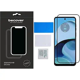 Захисне скло BeCover для Motorola Moto G14 Black (709935) - мініатюра 2