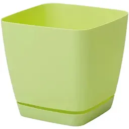 Горщик для квітів Form-Plastic Тоскана квадро-17 3.5 л світло-зелений (0733-007)
