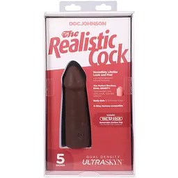 Фалоімітатор Doc Johnson The Realistic Cock ULTRASKYN 5 Inch, 12.7 см - мініатюра 9