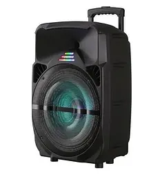 Колонка Big LT-1516 bluetooth + мікрофон (405х305х615) BT USB/MP3/FM/TWS black