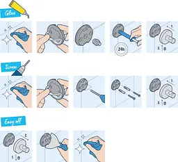 Полиця для душу з тримачем Grohe QuickFix Start Cube 41107000, Хром - мініатюра 6