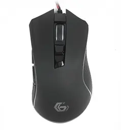 Миша Gembird MUSG-301 чорний, Optical, USB, 3200 dpi