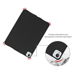 Чехол AIRON Premium SOFT для iPad Pro 11" 1-4-го поколения 2017-2022 с защитной пленкой и салфеткой Black - мініатюра 3