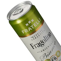 Напій винний Fratelli Fragolino Bianco білий напівсолодкий слабоалкогольний ігристий 6-6.9% 0.33 л (828585) - мініатюра 6