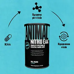 Амінокислота Universal Nutrition Animal Nitro, 44 пакетиків - мініатюра 8