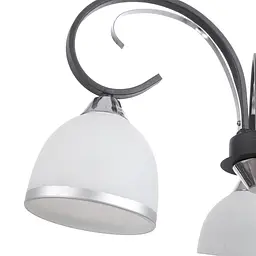 Люстра стельова Brille для коридору E27 60W BK (LK-525C/3) - мініатюра 2