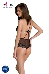 Сітчасте боді з мереживним ліфом Passion DELIENA Body S/M black - мініатюра 2