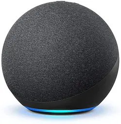 Бездротова колонка Amazon Echo 4th Gen Glacier Charcoal black розумна - мініатюра 6