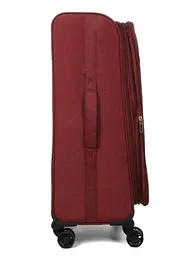 Валіза Середня (M) тканинна Airtex Worldline Tirana 608 на 4 колесах 65x41x23см 69л Бордовий