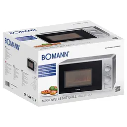 Мікрохвильова піч Bomann MWG 6015 CB silver (MWG6015CB silver) - мініатюра 8