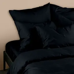 Наволочка Cosas Black сатинова 70х70 см чорна (Satin_Black_70) - мініатюра 4