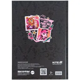 Щоденник шкільний Kite Monster High 170х238 мм чорний (MH25-262) - мініатюра 2