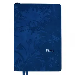 Щоденник діловий Leo Planner Fiore А5 м'який синій 320 сторінок (252772)