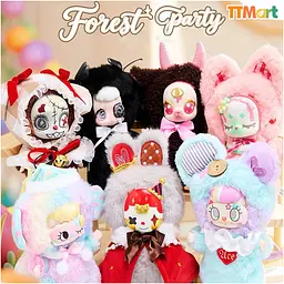 Колекційна м'яка іграшка з кільцем 10/10 Toys Kasa серія Forest party (KS-001-003)