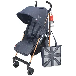 Прогулянкова коляска Maclaren Quest Denim Style Set Indigo синій джинс (WD1G633312) - мініатюра 2