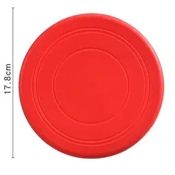 Силіконова літаюча тарілка-фризбі для собак Soft Silicone Dog Flying Disc, 1 шт.