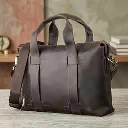 Сумка чоловіча SHVIGEL 11105 шкіряна коричнева - мініатюра 4